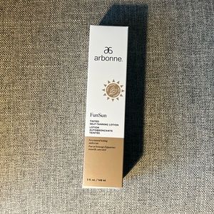 Arbonne FunSun Tinted Self-Tanning Lotion Self Tanner Sunless Tan